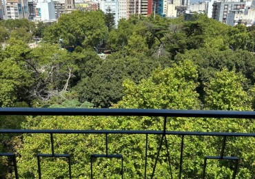 Departamento dos ambientes frente a plaza San Martin