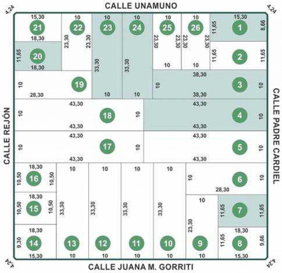 ULTIMOS LOTES DISPONIBLES EN LOS PINARES (Lote 24)