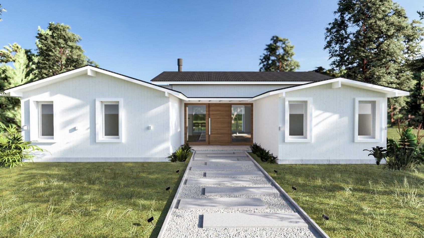 Casa 5 ambientes  a estrenar, barrio Ecuestre. Costa Esmeralda.