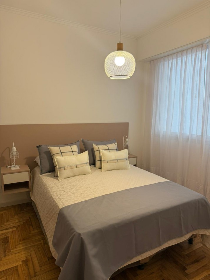 Tres ambientes con cochera, vista al mar. Mar del Plata