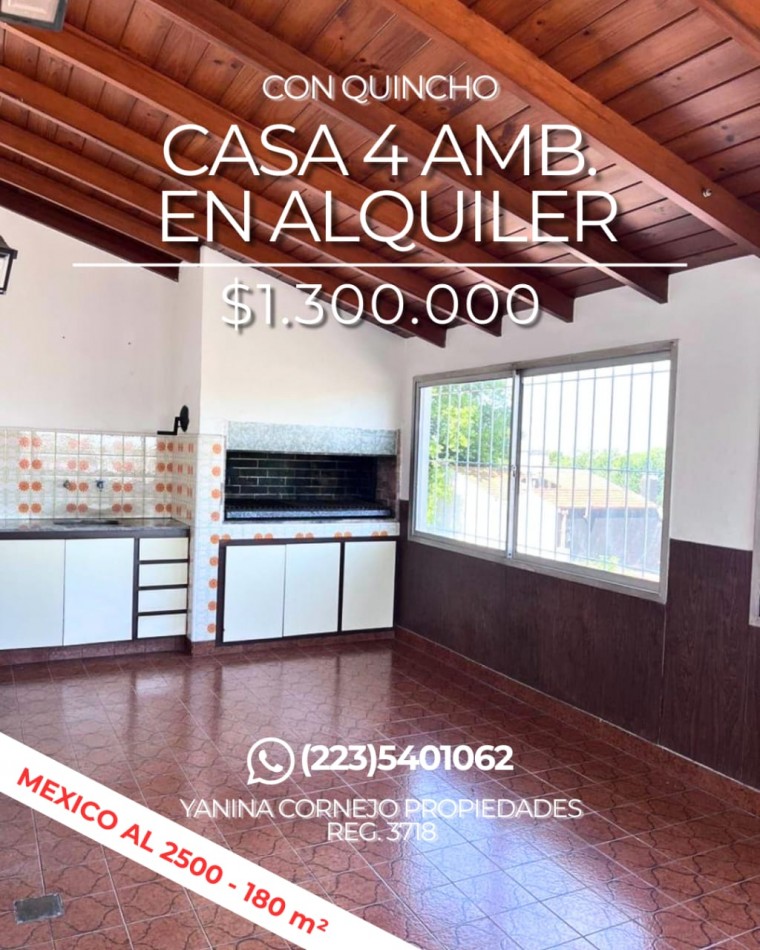  Alquiler 4 ambientes al frente con balcon-Bernardino Rivadavia 