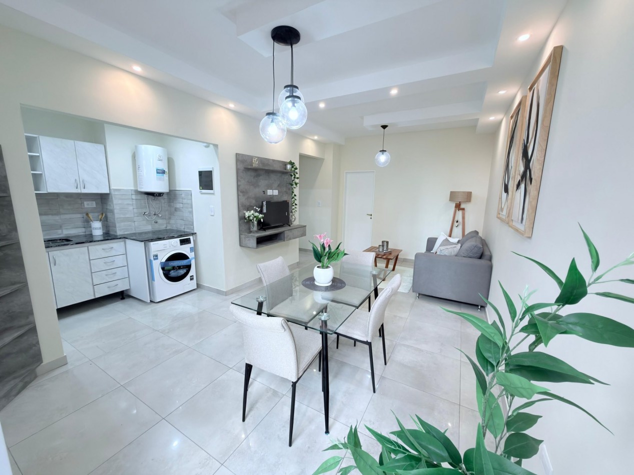 Departamento 2 ambientes al frente con balcon 