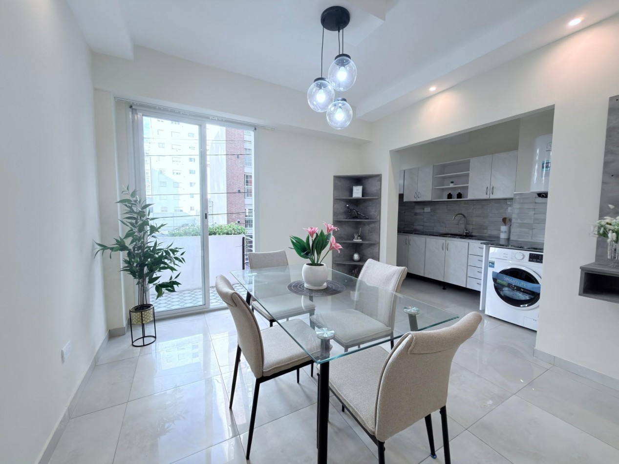 Departamento 2 ambientes al frente con balcon 