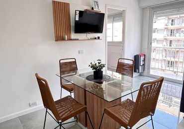 Departamento tres ambientes al frente  con balcon. Mar del Plata. Costa Atlantica.